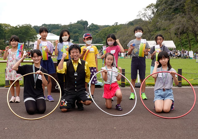 フラフープ大会入賞者